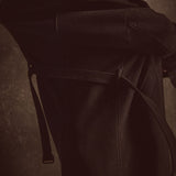 HERRINGBONE BELTED TOPCOAT - Espresso