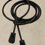 LEATHER COAT BELT - Noir