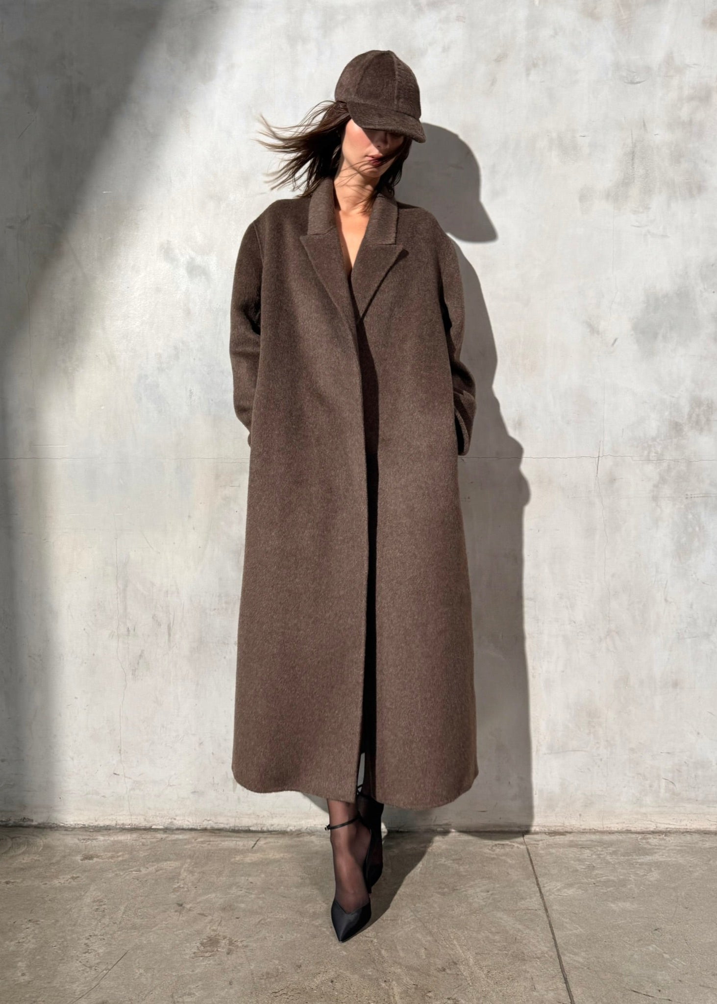 SEFR BROWN MOHAIR ESCO COAT サイズXS Esco Coat in Brown Mohair – SVRN