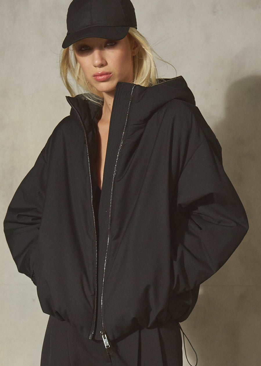 AUTER HOODED PUFFER - Noir
