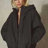 AUTER HOODED PUFFER - Noir