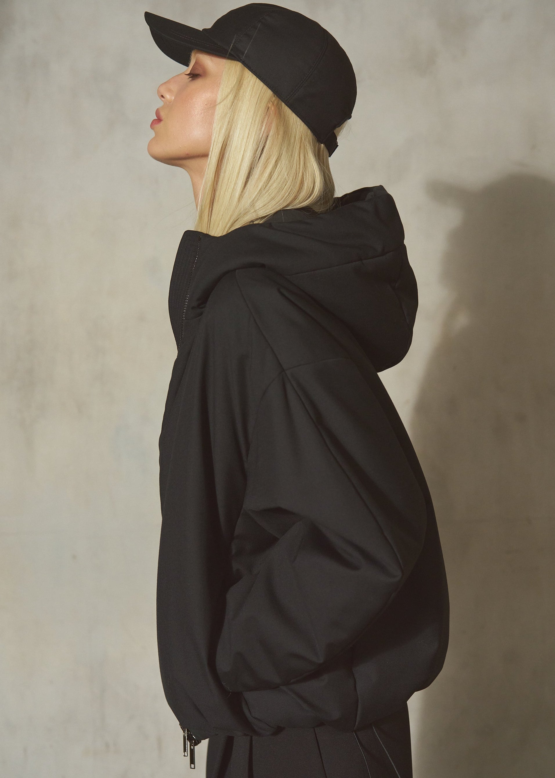 AUTER HOODED PUFFER - Noir