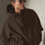 ITALIAN WOOL  WATCH JACKET - Moss