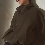 ITALIAN WOOL  WATCH JACKET - Moss