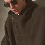 ITALIAN WOOL  WATCH JACKET - Moss
