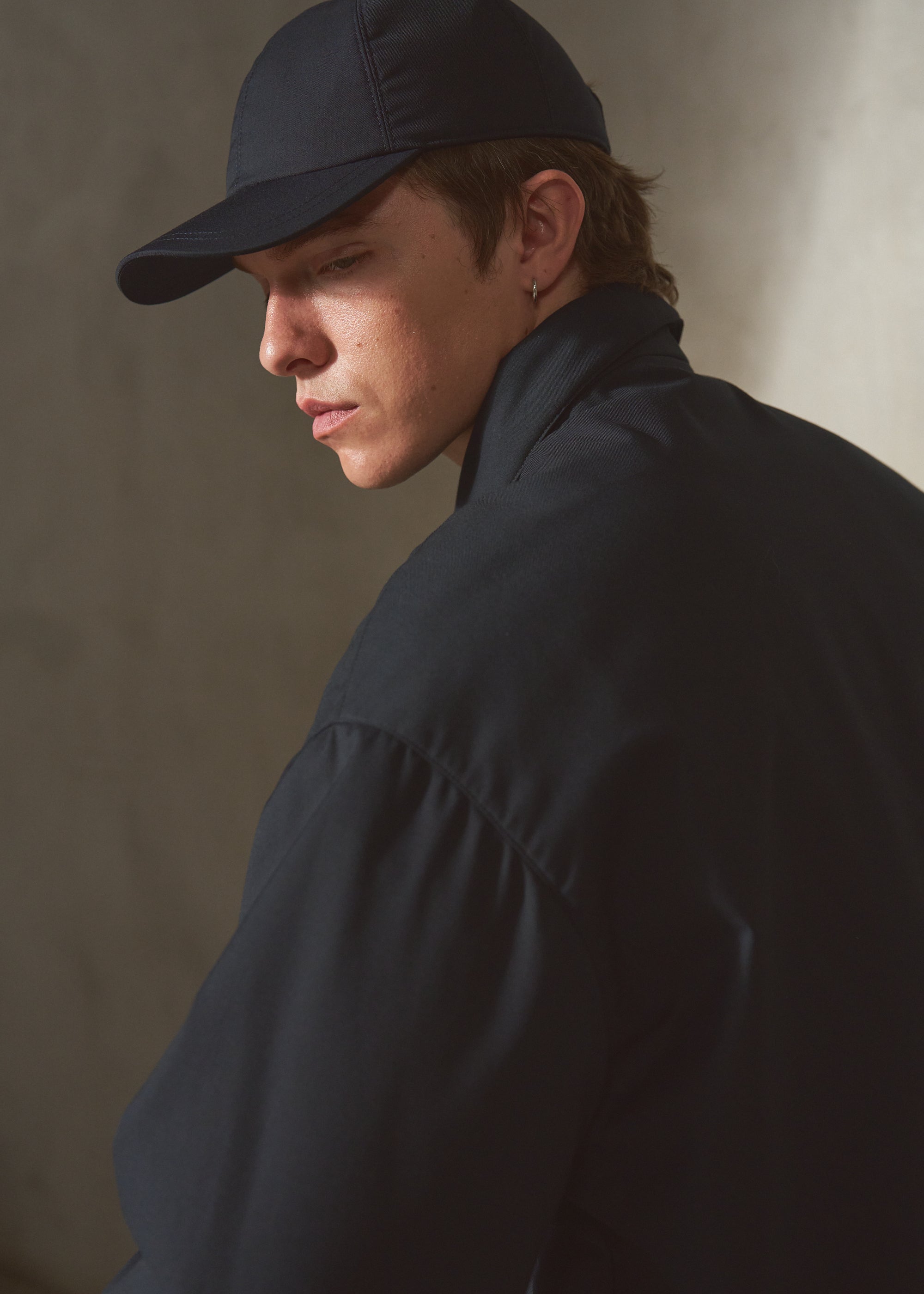 AUTER FABRIC BASEBALL CAP - Midnight