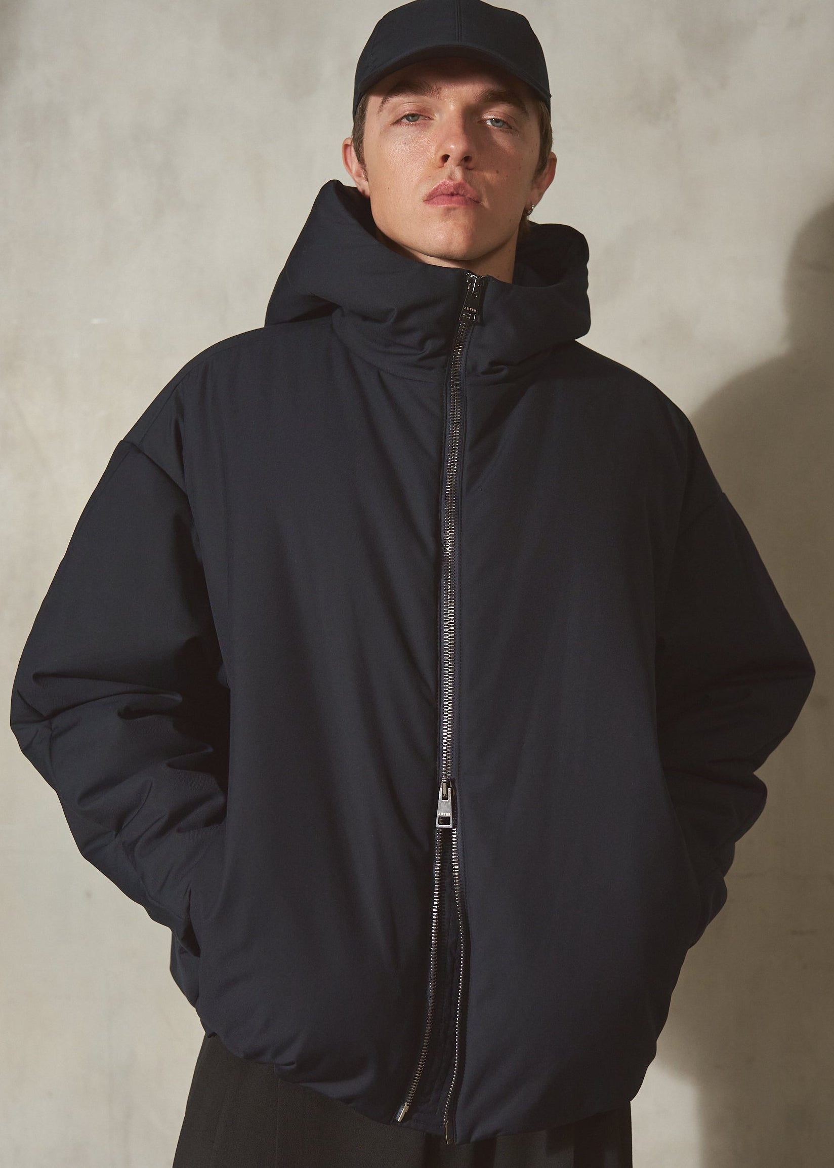 AUTER HOODED PUFFER - Midnight