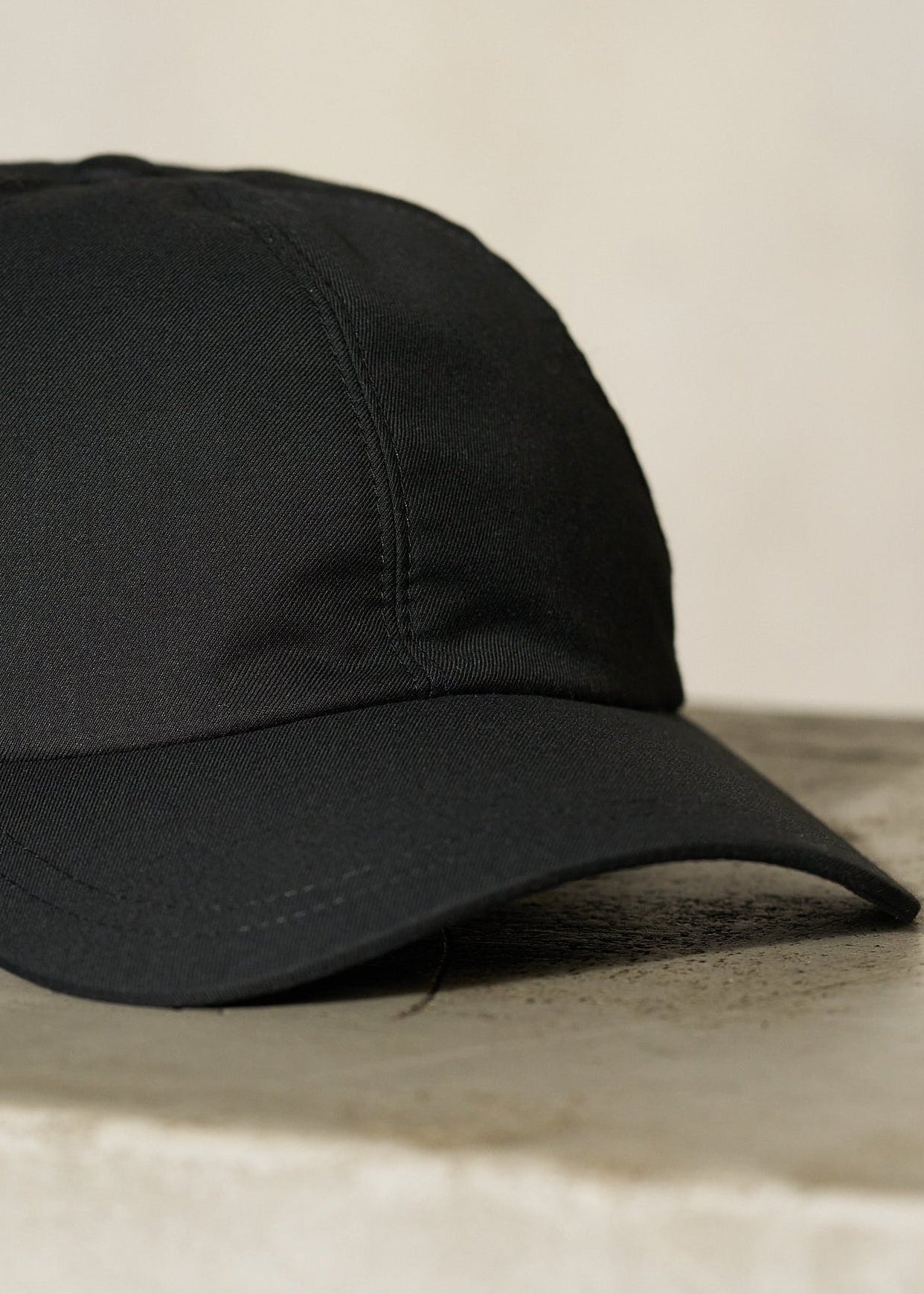 AUTER FABRIC BASEBALL CAP - Noir