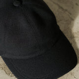 WOOL BASEBALL CAP - Noir