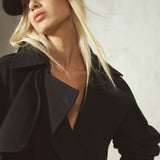 ITALIAN CASHMERE TRENCH - Noir