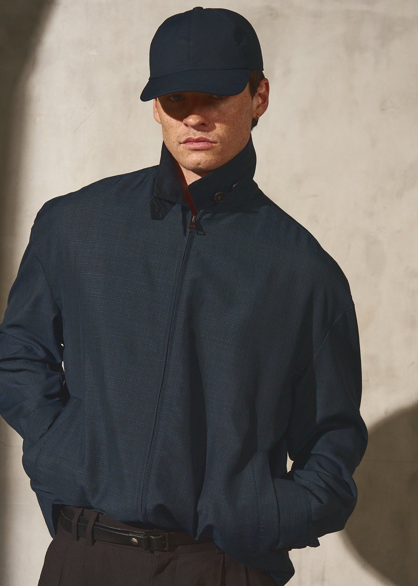 AUTER FABRIC BASEBALL CAP - Midnight