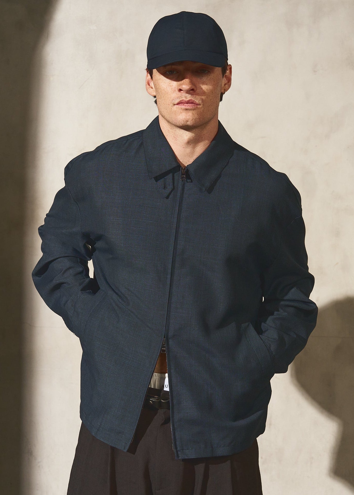 AUTER FABRIC BASEBALL CAP - Midnight
