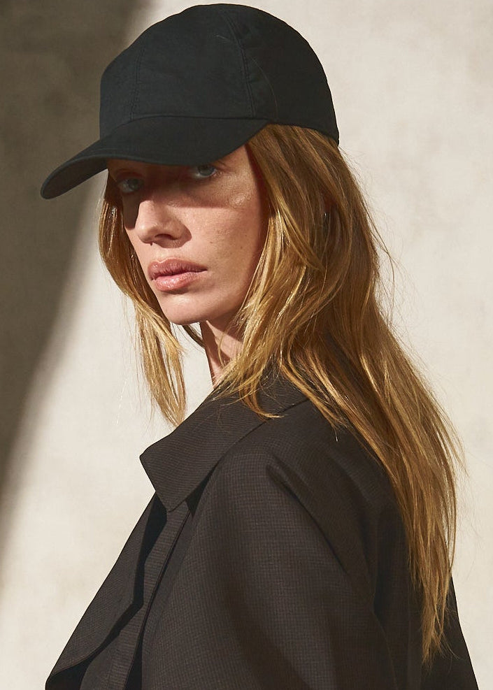 AUTER FABRIC BASEBALL CAP - Noir