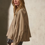 BLOUSON JACKET - Sand