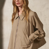 BLOUSON JACKET - Sand