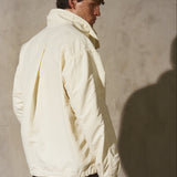 DOUBLE FRONT BOMBER - Cream