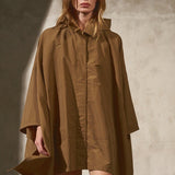 PAPERWEIGHT PONCHO - Latte