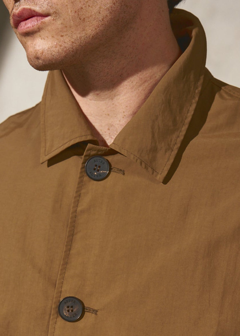 PAPERWEIGHT SHIRT JACKET - Latte