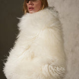 CROPPED MONGOLIAN - Ivory