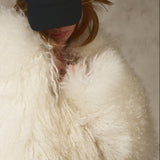 CROPPED MONGOLIAN - Ivory