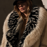 THE FOX JACKET - Sand Noir
