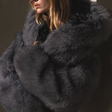 THE FOX JACKET - Smoke Noir