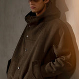 ITALIAN WOOL  WATCH JACKET - Moss