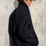 PURE FOX WOOL BASEBALL CAP - Noir