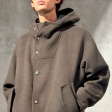 ITALIAN WOOL  WATCH JACKET - Moss