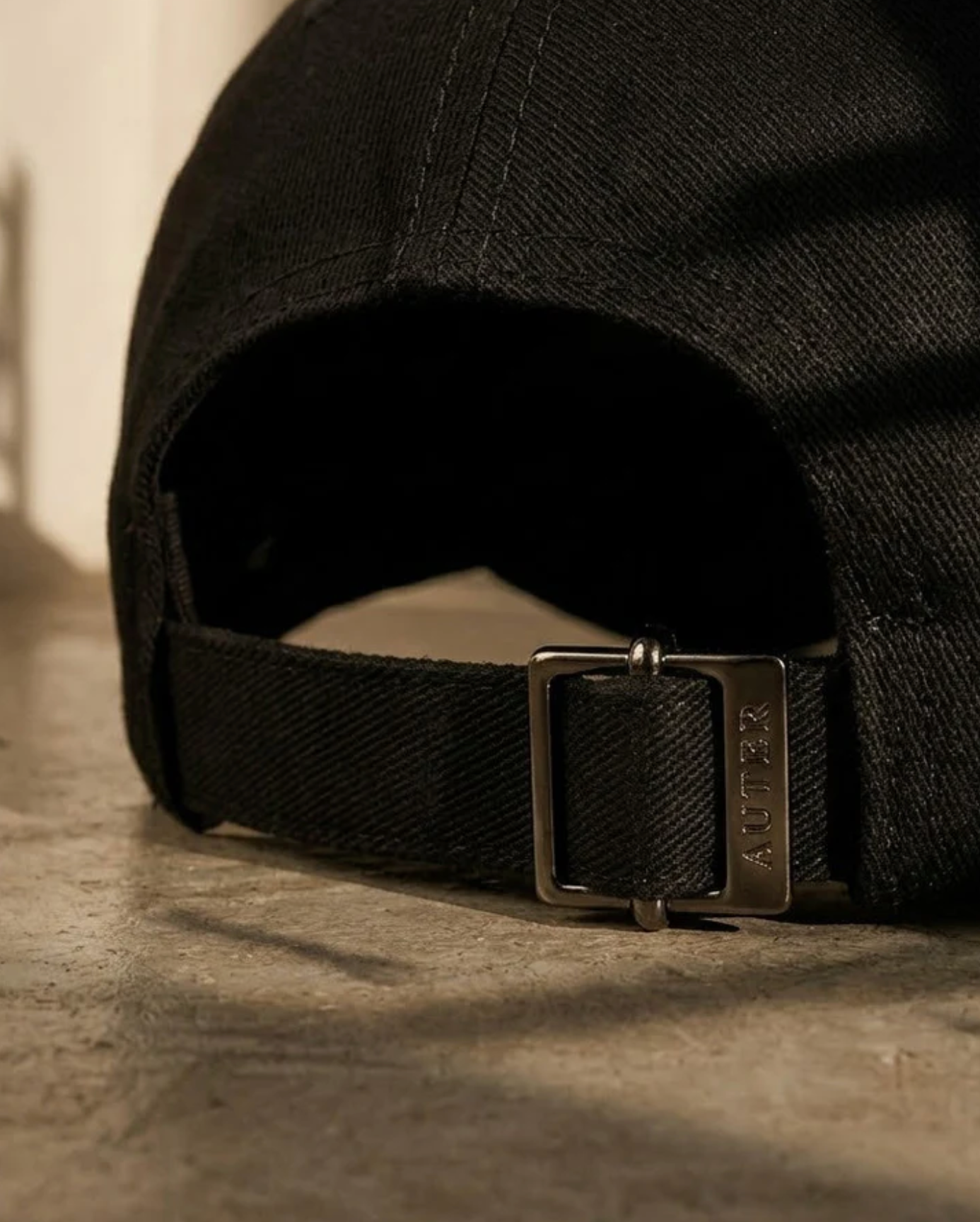 WOOL SUGAR BASEBALL CAP - Noir