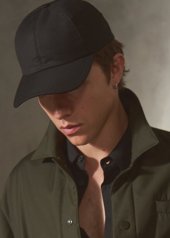 AUTER FABRIC BASEBALL CAP - Noir