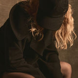 LONG ITALIAN WOOL PEACOAT - Noir