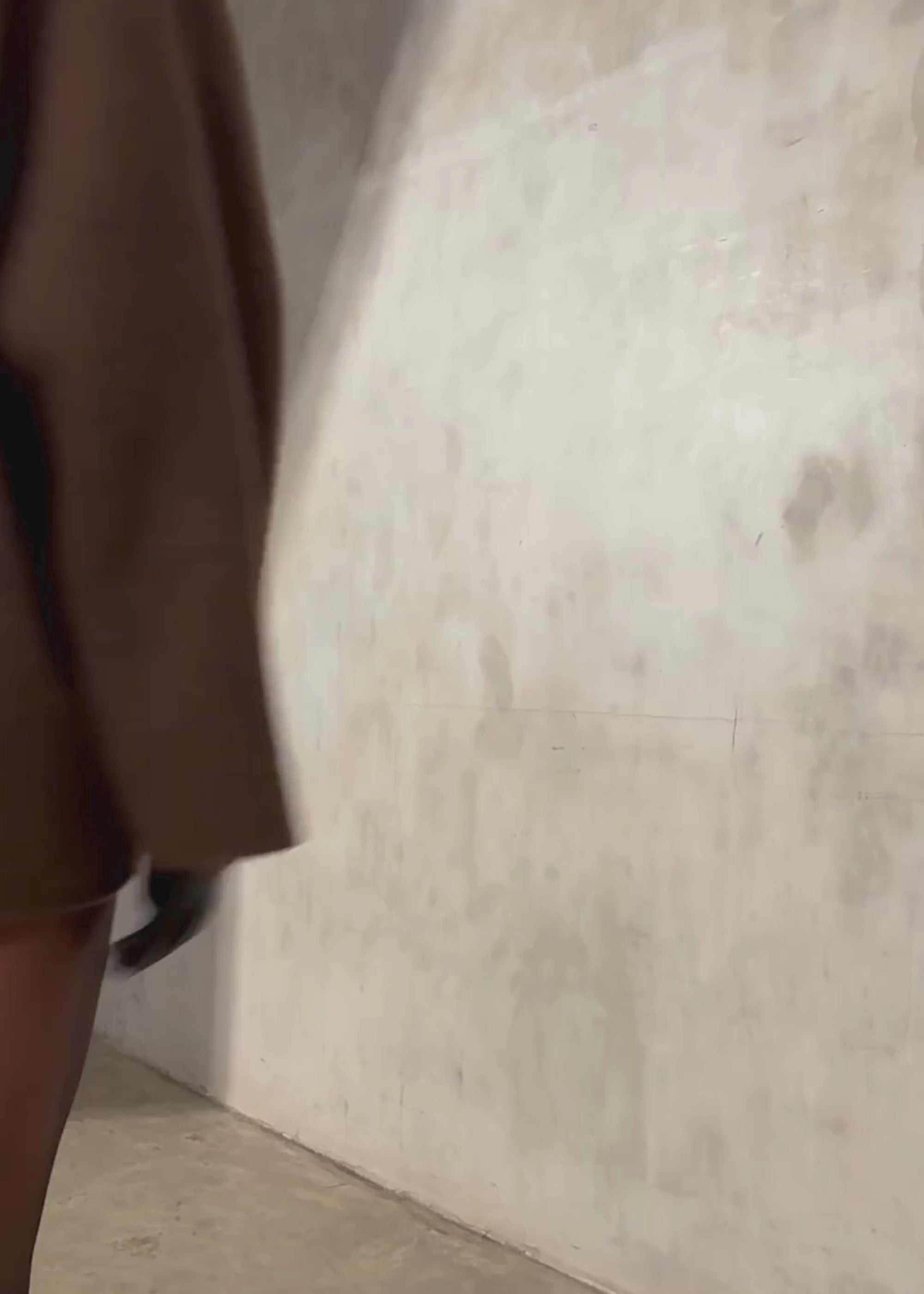 MOHAIR WRAP COAT - Mocha