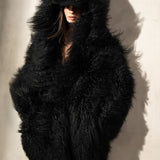 HOODED MONGOLIAN - Noir