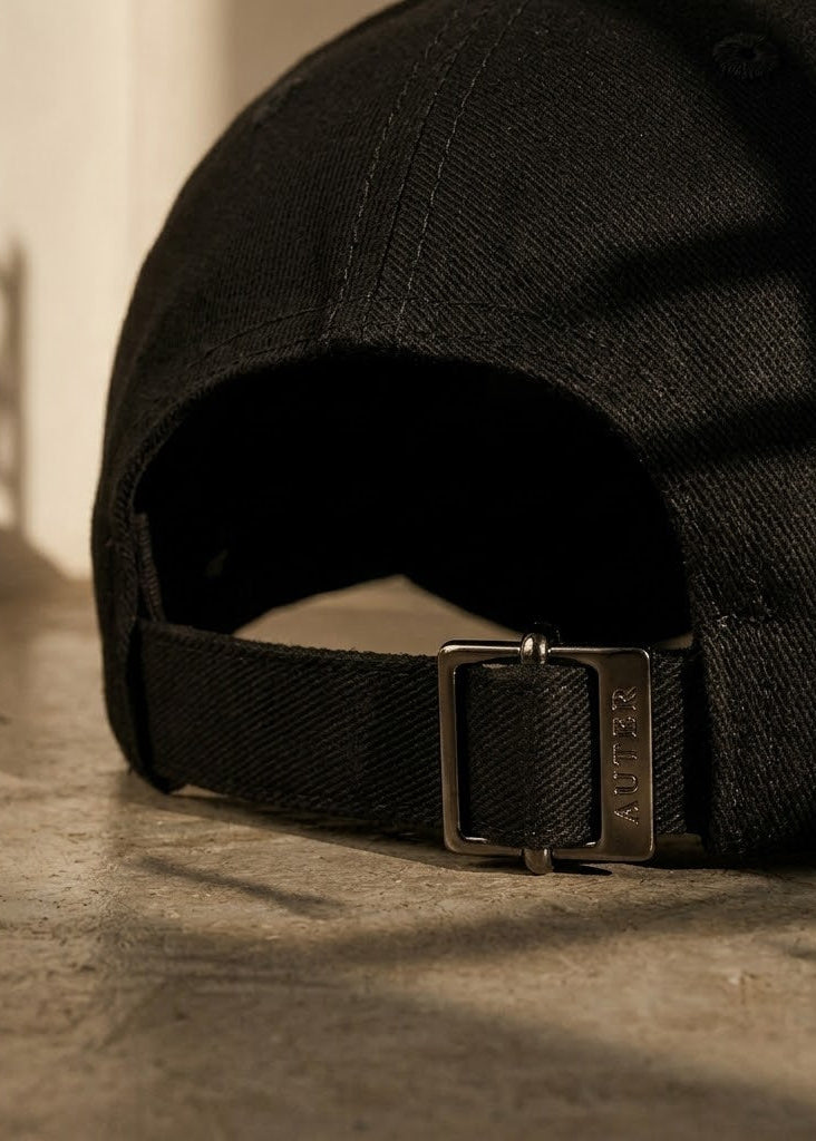 AUTER FABRIC BASEBALL CAP - Noir