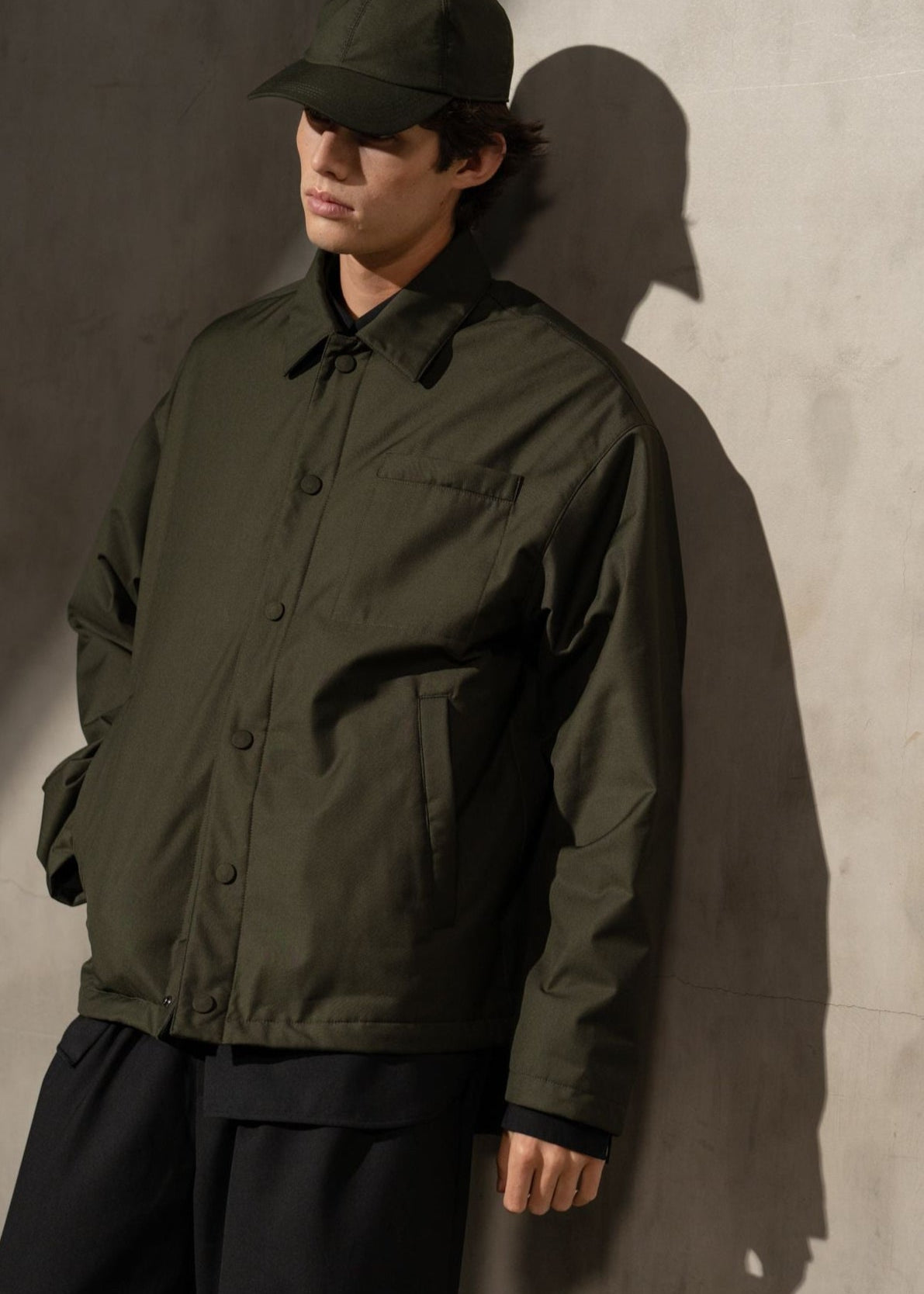 SHIRT JACKET Army